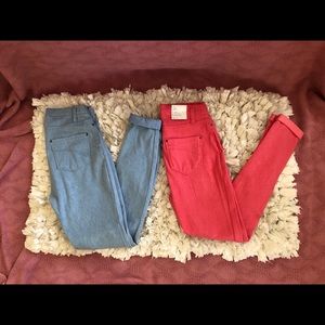 NWT Elastic Capris